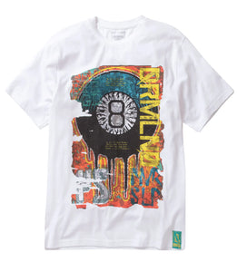 MEN WHITE 8 BALL DREAMLAND SHORT SLEEVE SHIRT