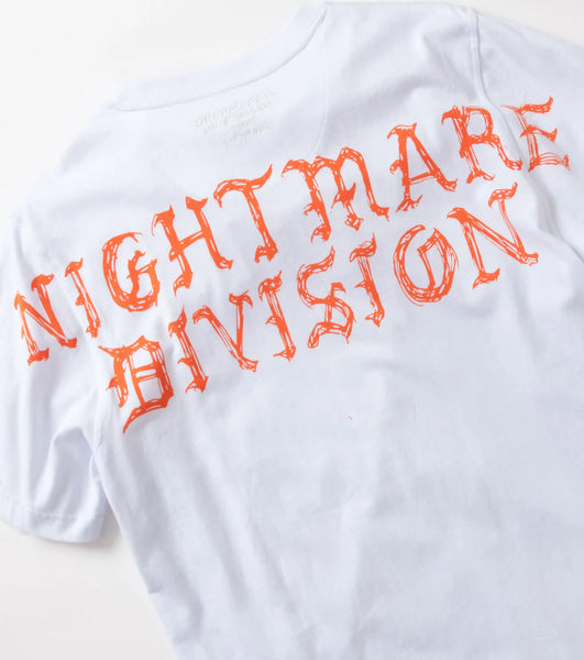 MEN WHITE NIGHTMARE DREAMLAND SHORT SLEEVE SHIRT