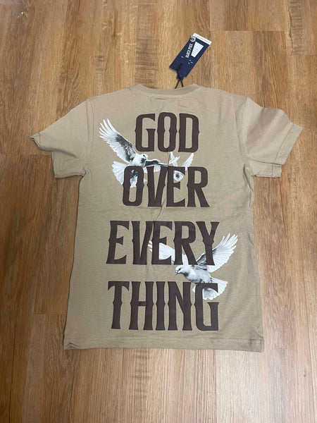 BOYS KHAKI ALL GLORY TO GOD TEE