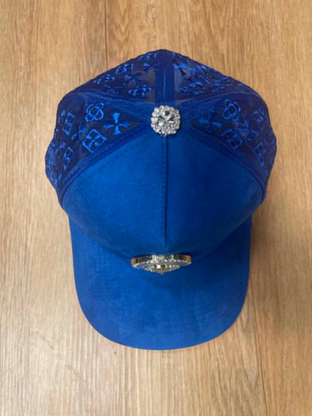UNISEX ROYAL 3D METAL PHARAOH RHINESTONE SNAPBACK