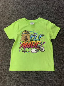 Kids Lime Self Made Tee