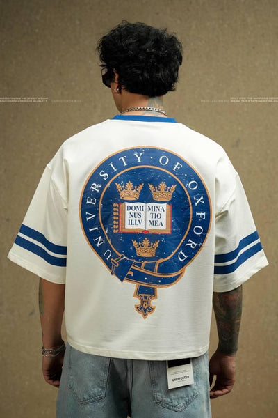 MEN WHITE OXFORD UNIVERSAL TEE
