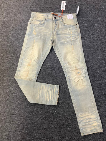 Men Vanilla Wash Double Whisker Jeans