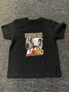 Kids Black 2Pac God Can Judge Me Tee