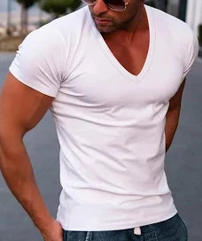 PLAIN WHITE VNECK TSHIRTS