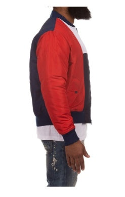 MEN ACKOO BLUE DEPTHS flight bomber jacket