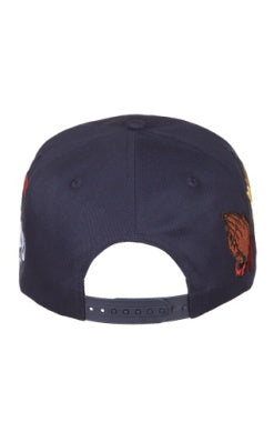 Men Akoo Navy Blazer slick snapback hat