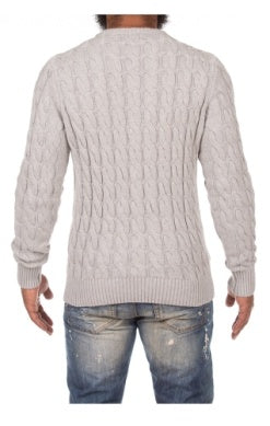 Men Akoo HEATHER GREY link sweater