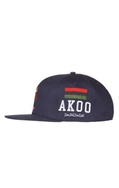 Men Akoo Navy Blazer slick snapback hat