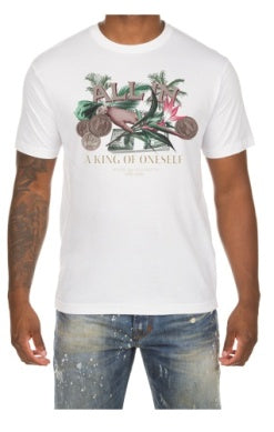 Men Akoo White dues ss tee