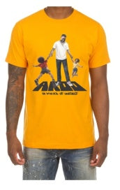 Akoo Kids Yellow spin ss tee