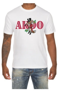 Men Akoo White society ss tee