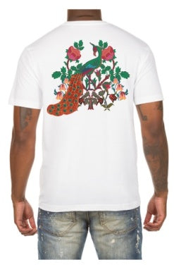 Men Akoo White society ss tee