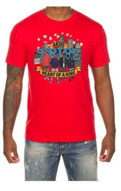 Men Akoo Red Tribe SS Tee