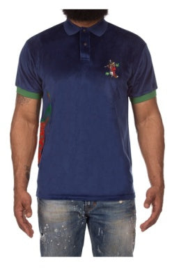 Men Akoo Blue Depths legion ss polo