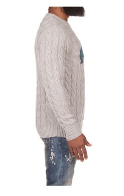 Men Akoo HEATHER GREY link sweater