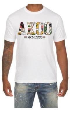 Men Akoo White MCMLXXX SS Tee