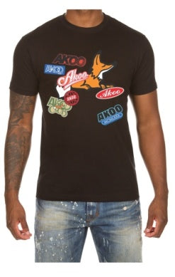 Men Black Akoo crew ss tee