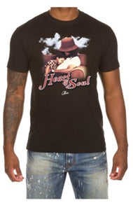 Men Akoo Black father son ss tee