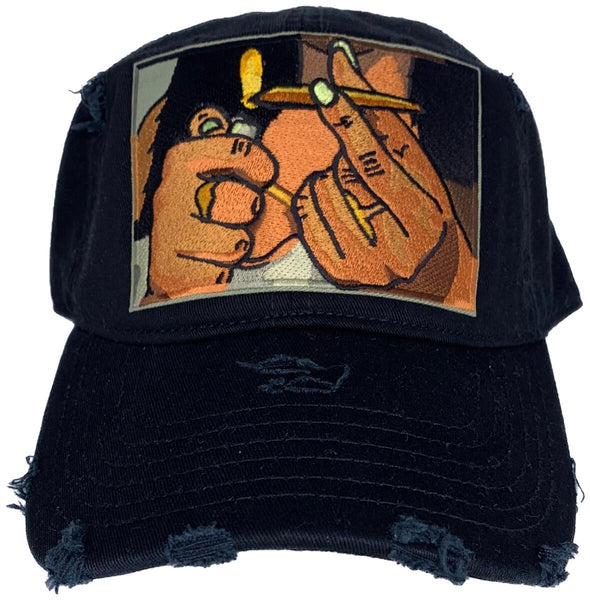 MV DAMAGED DAD HATS