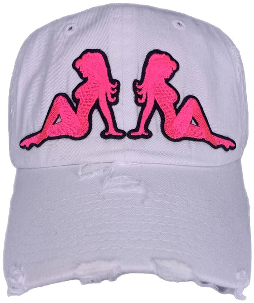 MV DAMAGED DAD HATS