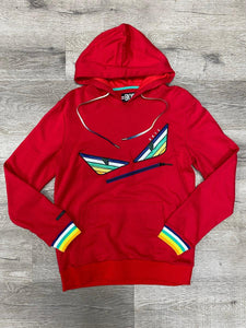 MENS RED "EVIL EYE" HOODIE