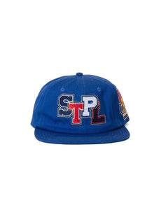 MEN BLUE STAPLE DECATUR LOGO CAP