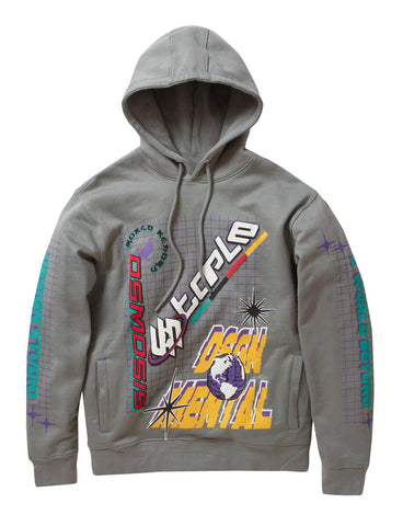 MEN GRAY STAPLE ADDISON HOODIE