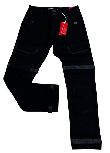 MEN BLK/ BLK LAVISH DENIM JEANS