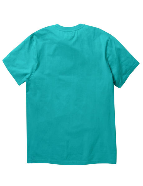 MEN TEAL STAPLE BELMONT PIECED TEE