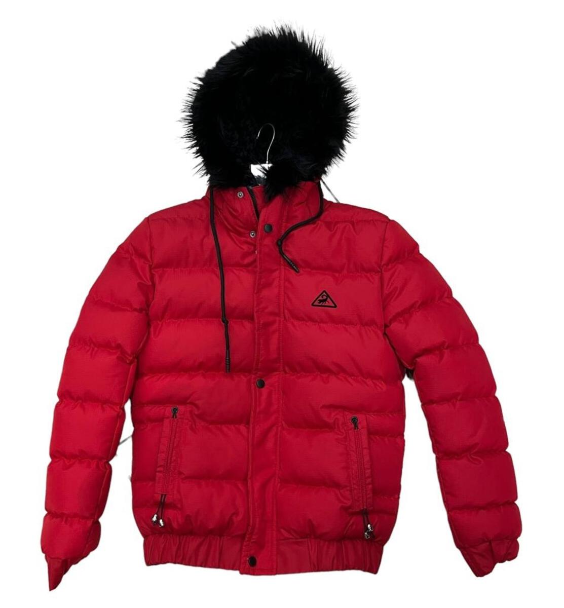 MEN RED SCORPION PUFFER JACKET