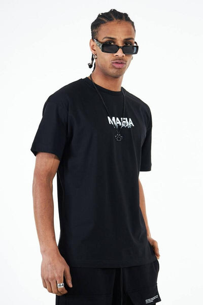 MEN BLACK MAFIA 2 TSHIRT