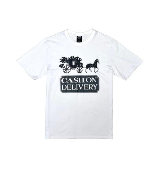 MEN WHITE GENUINE C.O.D TEE