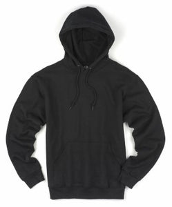 MEN BLACK PULLOVER HOOD