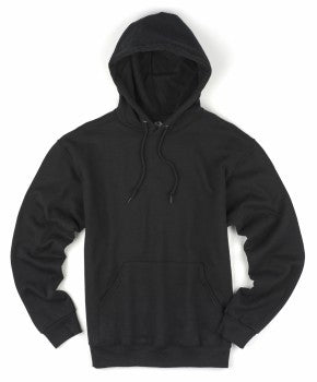 MEN BLACK PULLOVER HOOD