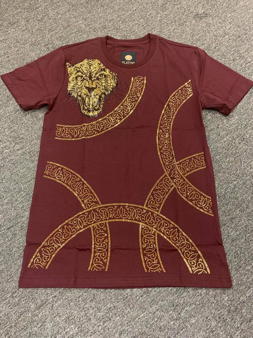 Men wine Tiger Stones Tshirt