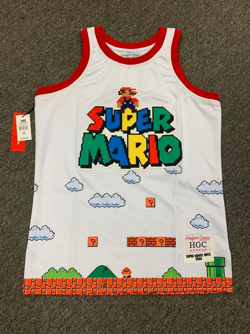 WHT Super Mario Basketball Jersey