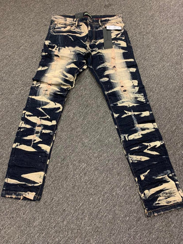 Mens Golden Era Black Tye Die Denim Jeans