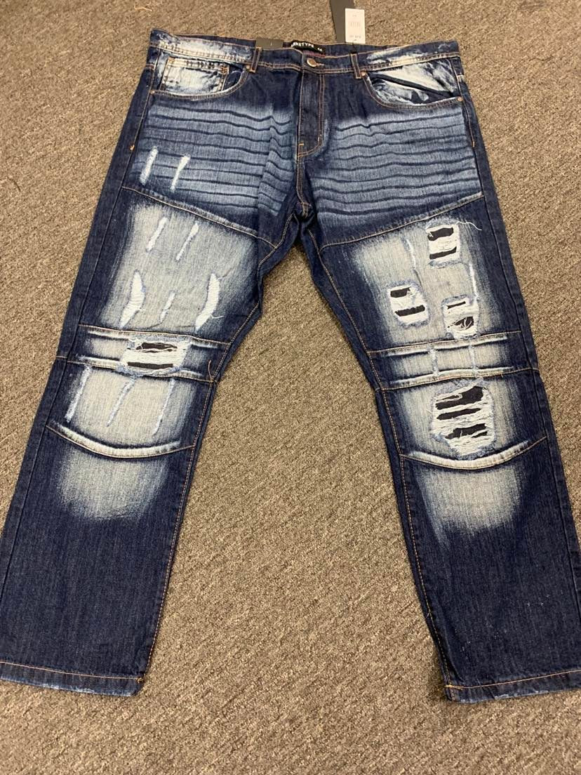 PLUS SIZE Mens Blue V2 916 Jeans