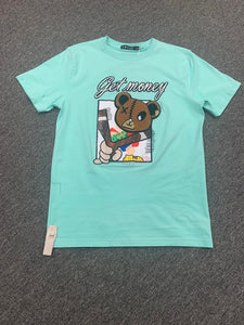 GET MONEY BEAR SET MINT Tshirt