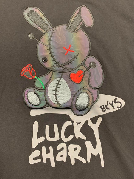 Men Big Size BLk Reflect Lucy Charm Tshirt