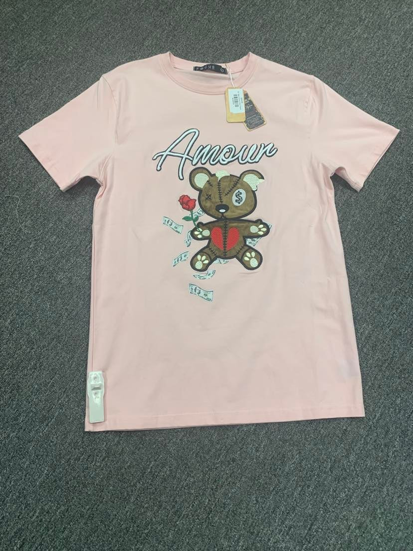 Men Amour Pink Tshirt