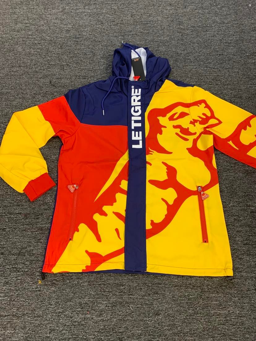 MEN LETIGRE MUTI COLOR WIND BREAKER HOODIE