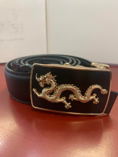 MEN BLACK DRAGON BELTS