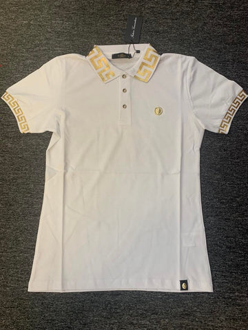 MEN WHITE POLITO POLO SHIRT