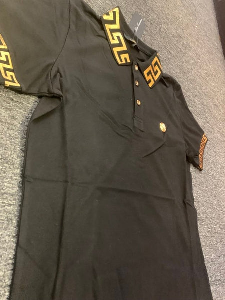 MEN BLACK POLITO POLO SHIRT