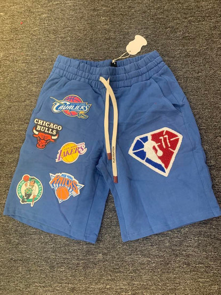 MEN BLUE NBA TEAM SHORT