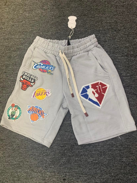 MEN GRAY NBA TEAM SHORT