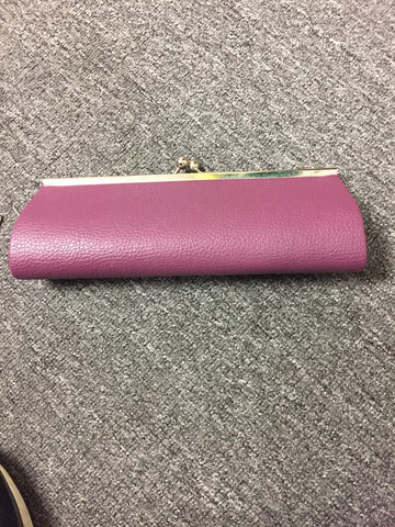 Purple Long slim clutch