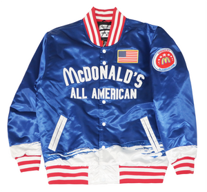 MEN RED/WHITE/BLUE KOBE BRYANT HIGH SCHOOL SATIN JACKET